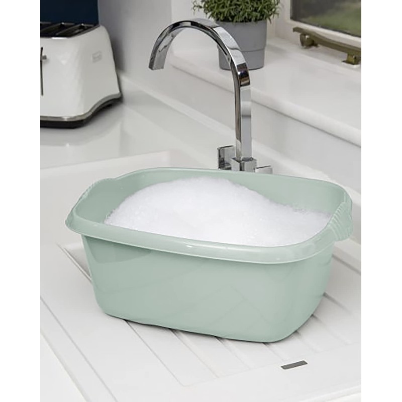 M1SS Set of 2 Silver Sage Plastic Medium Dish Drainer