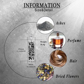 QGJNSGC Flower Celtic Cremation Jewelry Necklace Roseflower Cylinder Bar Urn Necklace for Ashes Urn Pendant Necklace Keepsake Memorial Lockets for Ashes for Women Men