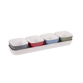 Bo-Camp Melamine Snack Set, Multi-Colour, One Size