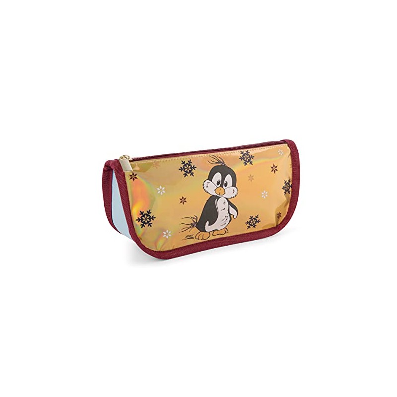 NICI 47305 Penguin Winter Collection Pencil Case Gold / Multi-Coloured