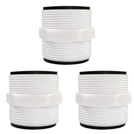 Pool Hose Adapter for Intex & Coleman Pool Split Hose Joint Connector, 1.5 to 1.5 Inch Pool Drain Adapter Extender for Above Ground Pool Pump Hose Connector（3 Pack）