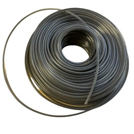 FlyNautics Grass Strimmer Line Nylon Steel String Trimmer Spool 3.0mm 40m Round Wire for Garden Trimmers (Steel, Black)