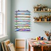 Vowcarol 2 Pack Art Drying Rack for Classroom, 9 Shelves
