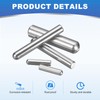 uxcell 70Pcs 3mm x 4mm Dowel Pins, 304 Stainless Steel