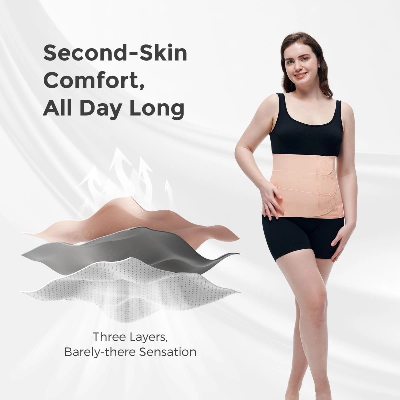 Momcozy Ergowrap Postpartum Belly Band Abdomen Lifting & Ergonomic Back