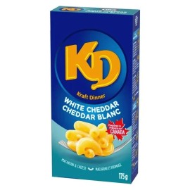 Kraft 6 Boxes of KD Kraft Dinner White Cheddar Macaroni & Cheese Pastas 175g Each