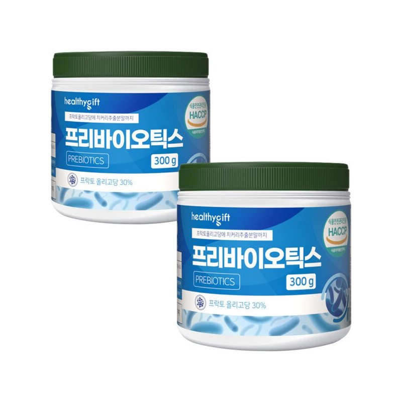 프락토올리고당 분말 유산균 프리바이오틱스 유산균먹이 가루 대용량 300g 2개 Fructooligosaccharide