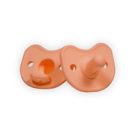Kids Heroes Chupones Ortodónticos para Bebe de 0 a 3 Meses, Una Sola Pieza de Silicona, Libre de BPA, Paquete de 2 (Rosa)