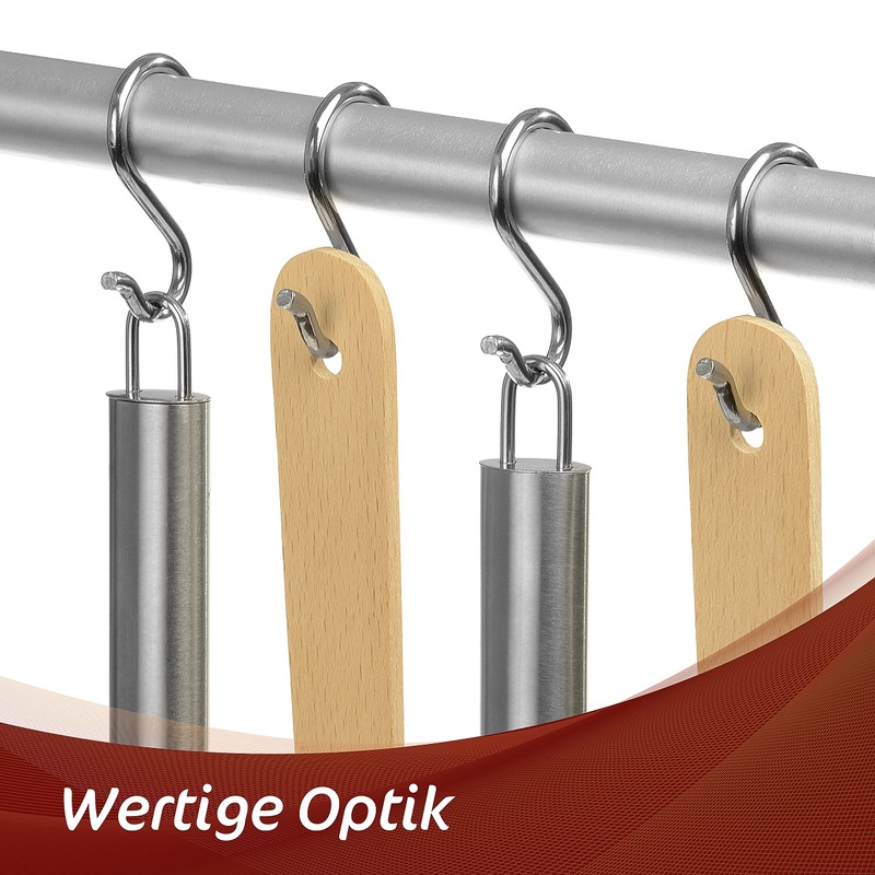 S Hooks Stainless Steel Set of 10 - Metal Hooks