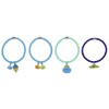 Smile Slime Cosmetics & Beauty Hair Elastics, Set of 4