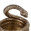 NIKKY HOME Gold Snake Tealight Candle Holders Set of 2,