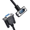 RIIEYOCA 90 Degree DB9 RS232 Serial Cable, Up Angle DB9