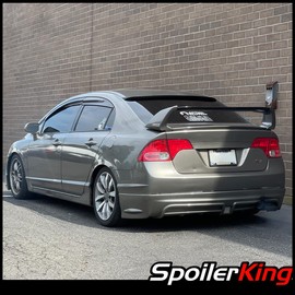 SpoilerKing Rear Window Roof Spoiler Visor (284R) Compatible with Honda Civic 2006-2011 4 Door Sedan