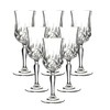 Lorren Home Trends Opera White Wine Glass, Set of 6