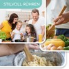 smartday Kochlöffel Set 6-teilig aus Bambus I Robust & langlebig