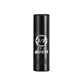 BOEN 1/2" Drive Deep Impact Socket,5/8 Inch Premium Socket,SAE,6 Point,Cr-V Steel with Laser Marking - Strong and Durable
