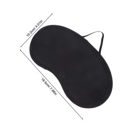 minkissy 6pcs Blackout Sleep Masks with Elastic Strap for Travel and Meditation Breathable Eye Cover Blocks Light for Car and Airplane Use Secure Fit Blindfold for Men Women