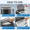 Simple Deluxe Ice Maker for Countertop, Self-Cleaning, Portable Ice Machine