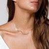 Freekiss 925 Sterling Silver Snake Herringbone Chain Choker Necklace for