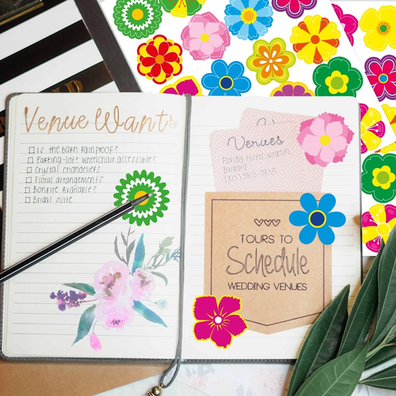 Flower Stickers Sheets