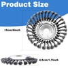 6 Inch Unbreakable Wired Trimmer Blade, Steel Wire Cutter Trimmer