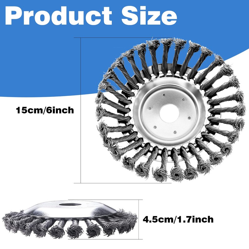 6 Inch Unbreakable Wired Trimmer Blade, Steel Wire Cutter Trimmer