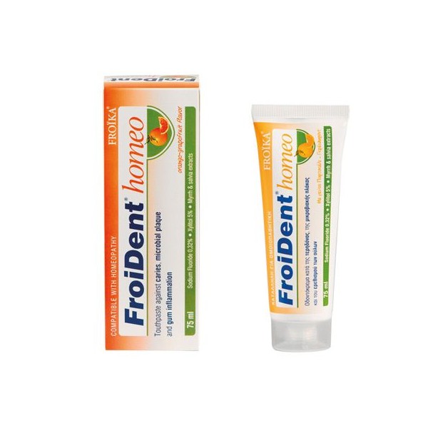 Froika FroiDent Homeo Toothpaste 75ml Orange - Grapefruit