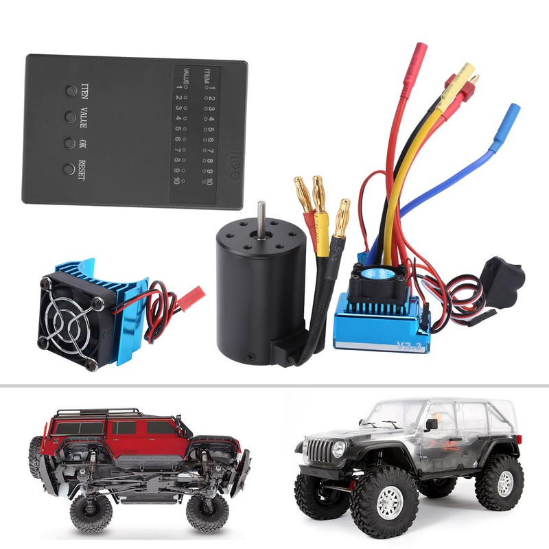 3650 Motor 2300KV+ 120A Brushless ESC + Program Card +
