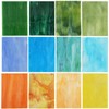 Lanyani (10 Sheets) Variety Stained Glass Sheets Pack, 4 x