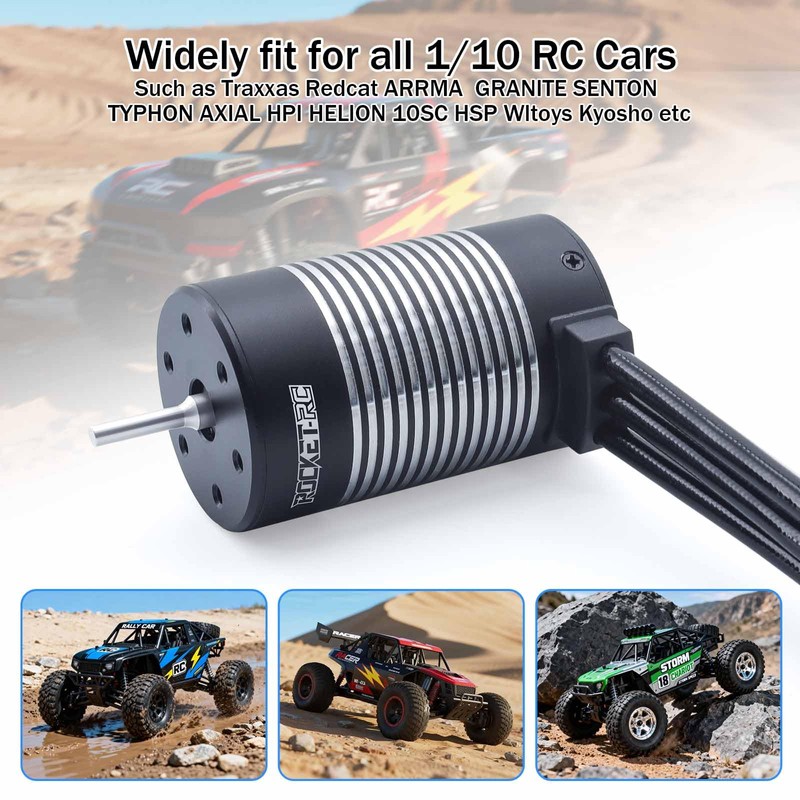 Surpass 3660 1750kv brushless Motor 4 Pole for 1/10 RC