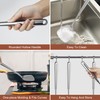 304 Stainless Steel Cooking Utensils Set, 10pcs Long Metal Kitchen