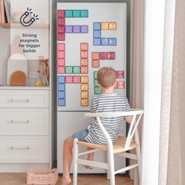 CONNETIX Pastel Rectangle Pack, 24 Pieces