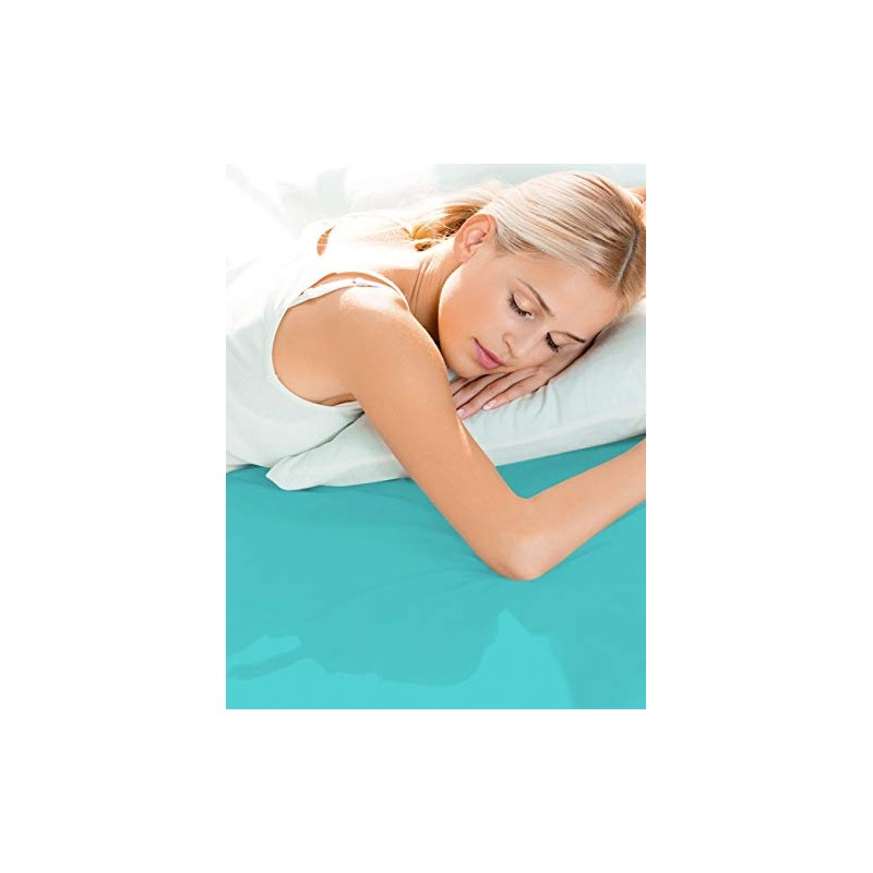 Schlafgut Fitted Sheet Maco Jersey Aloe Vera in 49 Colours