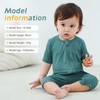 MICHLEY Babycostume Bamboo Short Sleeve Summer Clothes 2 Pack, Unisex