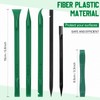 Tallew 9 Pcs Plastic Scraper Tool Sticker Plastic Razor Blade