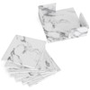 Nordic Style Cup Mat Marble Pattern Coaster Heat Insulated Waterproof