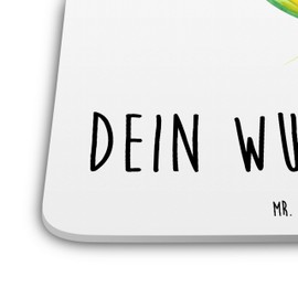 Mr. & Mrs. Panda 10er Set Personalisiertes Untersetzer Set Blume Sonnenblume - Personalisierte Geschenke, Blumen, Frühlings Deko, Garten, Freundin,