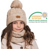 Alur Children's Unisex Beanie with Loop Scarf Set Winter Hat