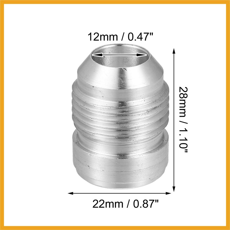 Partuto 4pcs Car 10AN Male Weld on Fitting Bung Hose