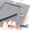 FramePac 100 Pack Picture Hangers with Screws, Small Triangle Ring,