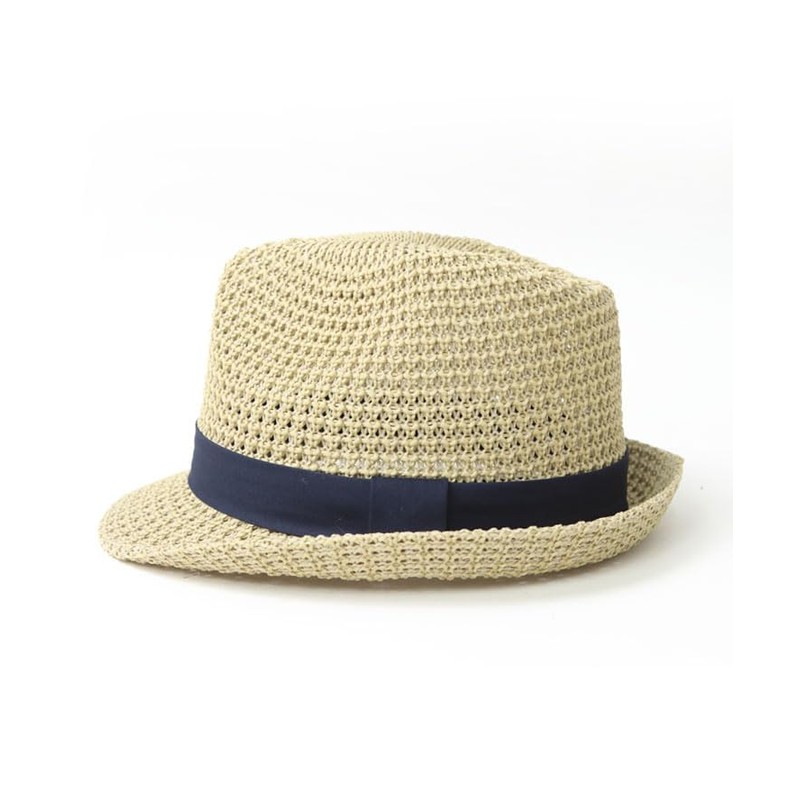 regnuu Straw Hat, Mugi Straw Hat, Men's, Aze Knitting, Medium