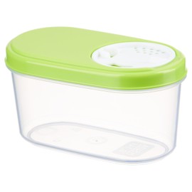 MiraHome Storage Containers 0.14 L, Set of 12, Green, Storage Jars with Lids, Airtight, Storage Container for Spices & Food, Food Storage Containers with Lid, Storage Box with Pouring Function