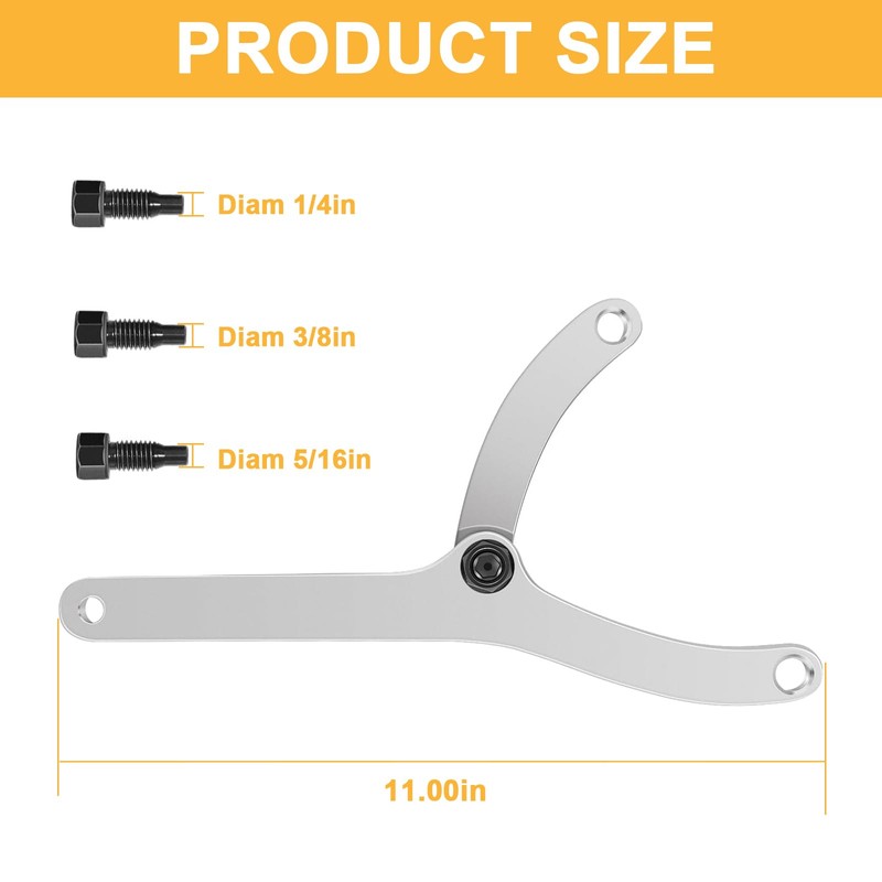 YMT Heavy Adjustable Gland Nut Wrench with 1/4" and 5/16"