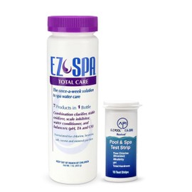 Complete Weekly Spa Care Maintenance – Advanced Total Alkalinity Balancer and Water Treatment Solution for Hot Tubs and Spas - 1 lb with Test Strips