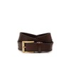 Hazzys (대구신세계)HAZZYS ACC 브라운 로고패턴 소가죽 벨트 HJBE3E013W3 (DAEGU SHINSEGAE)
