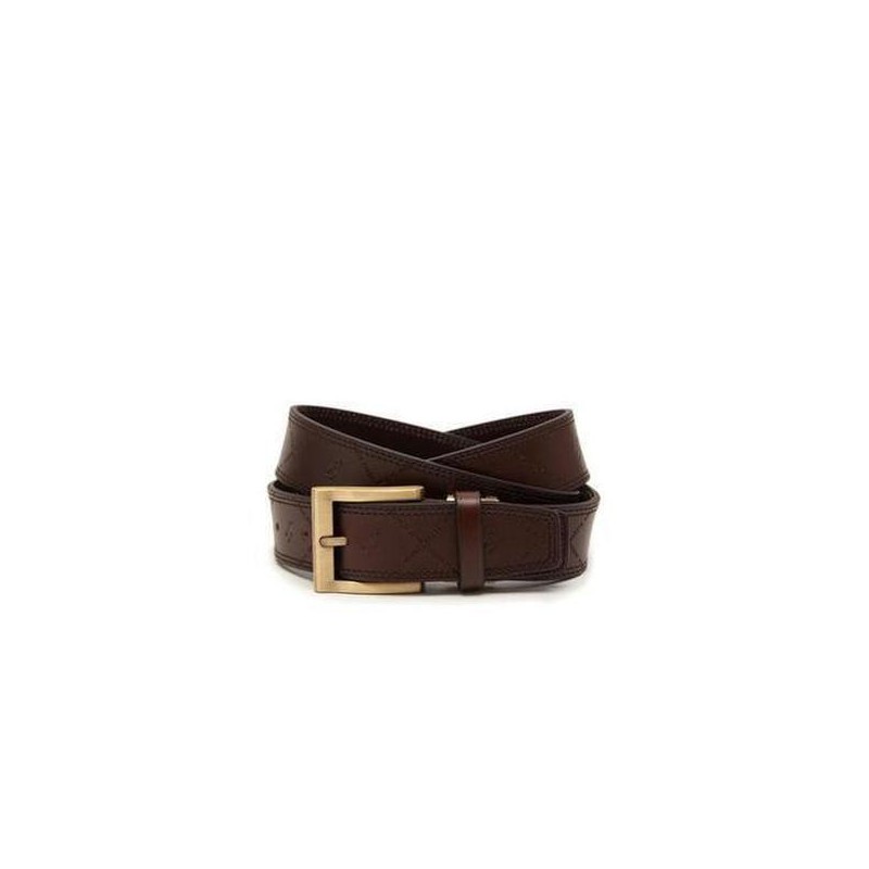 Hazzys (대구신세계)HAZZYS ACC 브라운 로고패턴 소가죽 벨트 HJBE3E013W3 (DAEGU SHINSEGAE)