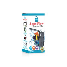Aqua Care Aquarium Fish Tank Aqua Flow Internal Filter, 800L/HR, 20-70L for Medium to Large Aquariums - Compact & Extremely Quiet, Replaceable Filter Sponge, Simple to Install, 3-Year Warranty