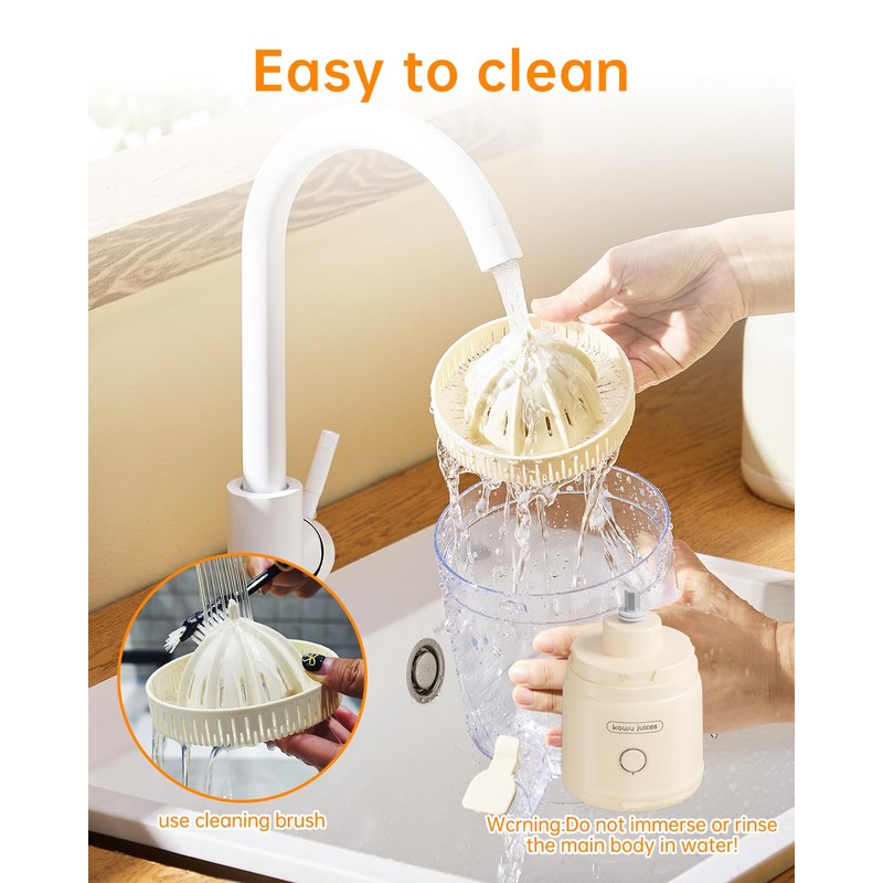 Orange Citrus Juicer, Electric Portable Lemon Juicer,Citrus Squeezer for Lemon