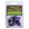 Wild Water Fly Fishing Purple and Black Concave Face Mini Panfish Popper, Size 6, Qty. 4