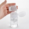100ml Transparent Push-Down Dispenser for Acetone & Remover 100ml Press-Down Dispenser Bottle 5ea